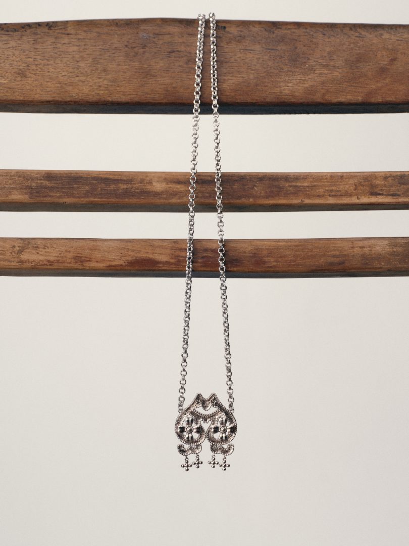 Lucky Peach Pendant Necklace