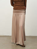 Sheer Acetate Knit Maxi Skirt