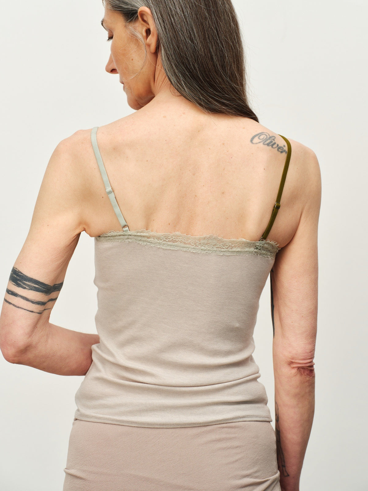 Colorblock Lace Cami Top
