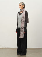 Colorblock Lace-Hem Layered Tee