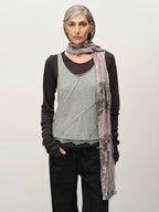 Colorblock Lace-Hem Layered Tee