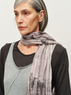 "Garden Dream" Ramie Scarf