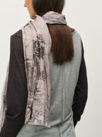 "Garden Dream" Ramie Scarf