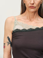 Colorblock Lace Cami Top