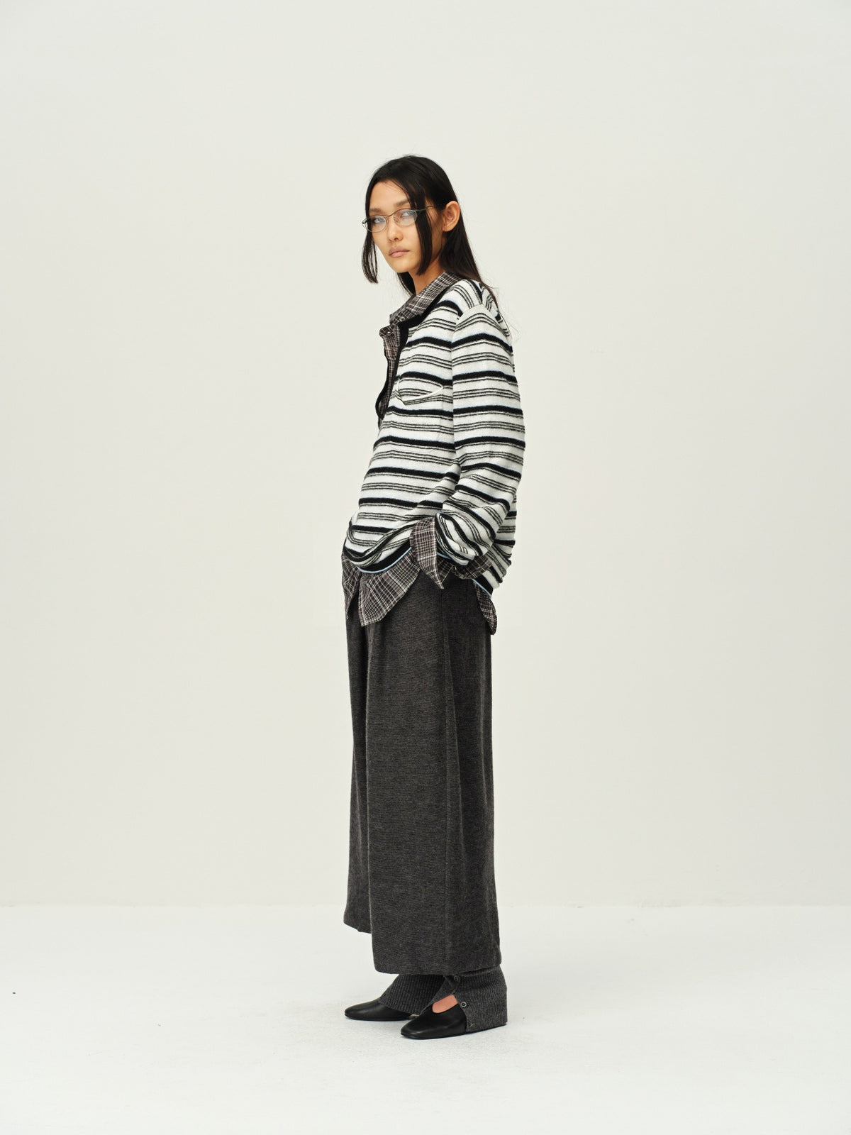 Alpaca Henley Knit Top