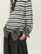 Alpaca Henley Knit Top