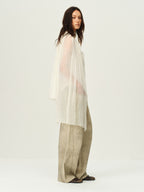 Wool Draped Scarf Wrap