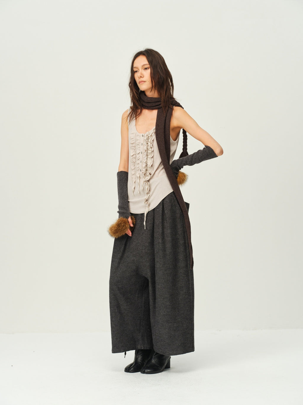 Wool Knit Arm Warmers