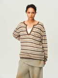Alpaca Henley Knit Top