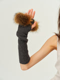 Wool Knit Arm Warmers