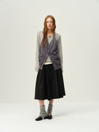 Alpaca Wool Button-Slit Leg Warmers