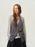 Alpaca Wool Open-Back Halter Knit Top