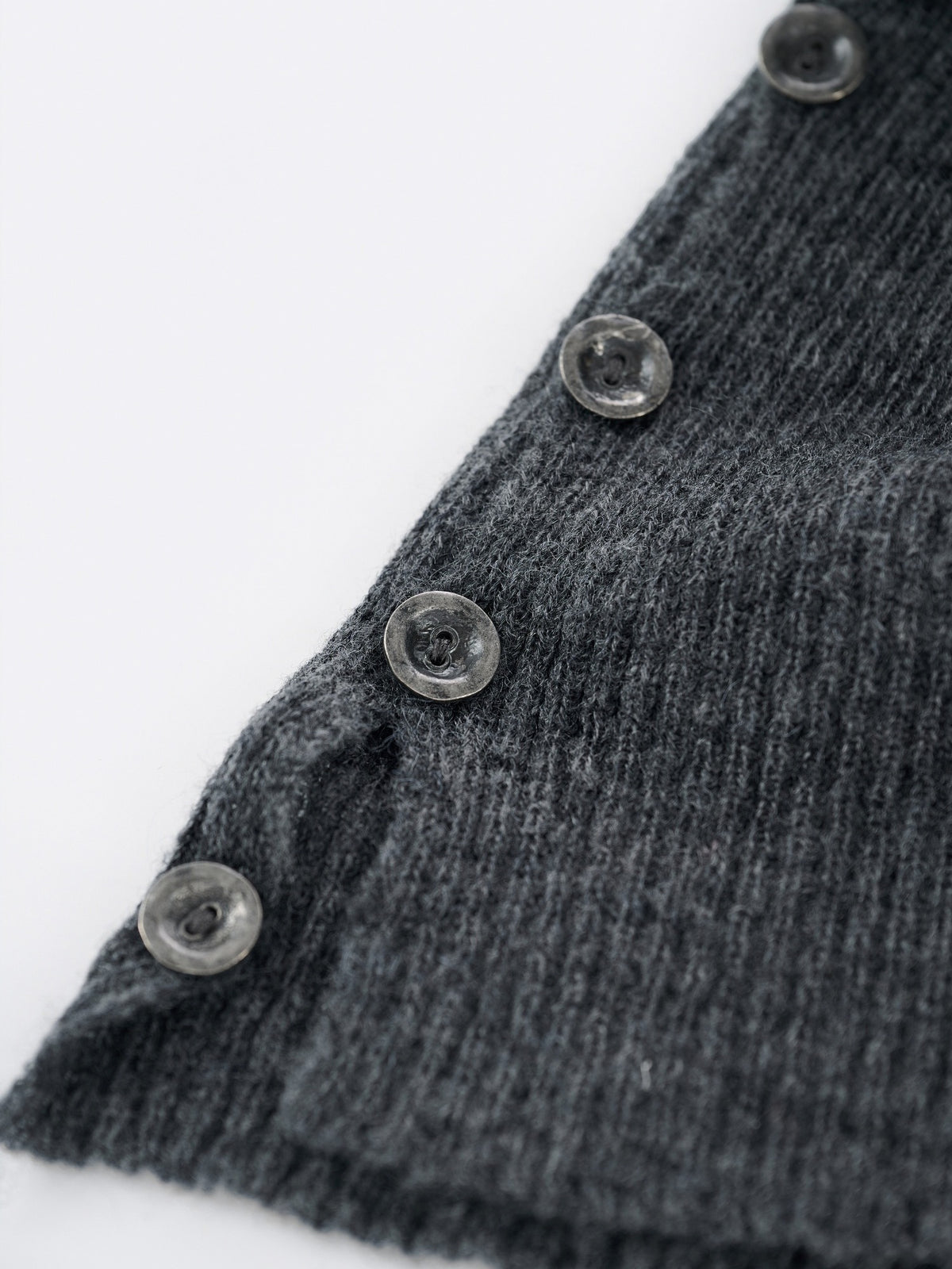 Alpaca Wool Button-Slit Leg Warmers