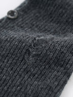 Alpaca Wool Button-Slit Leg Warmers