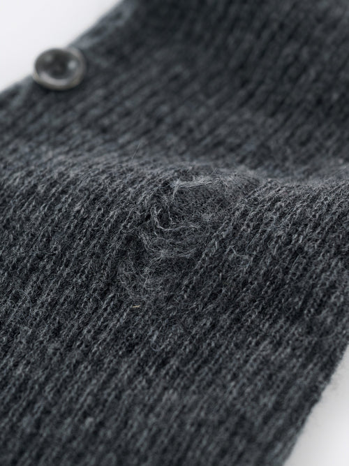 Alpaca Wool Button-Slit Leg Warmers