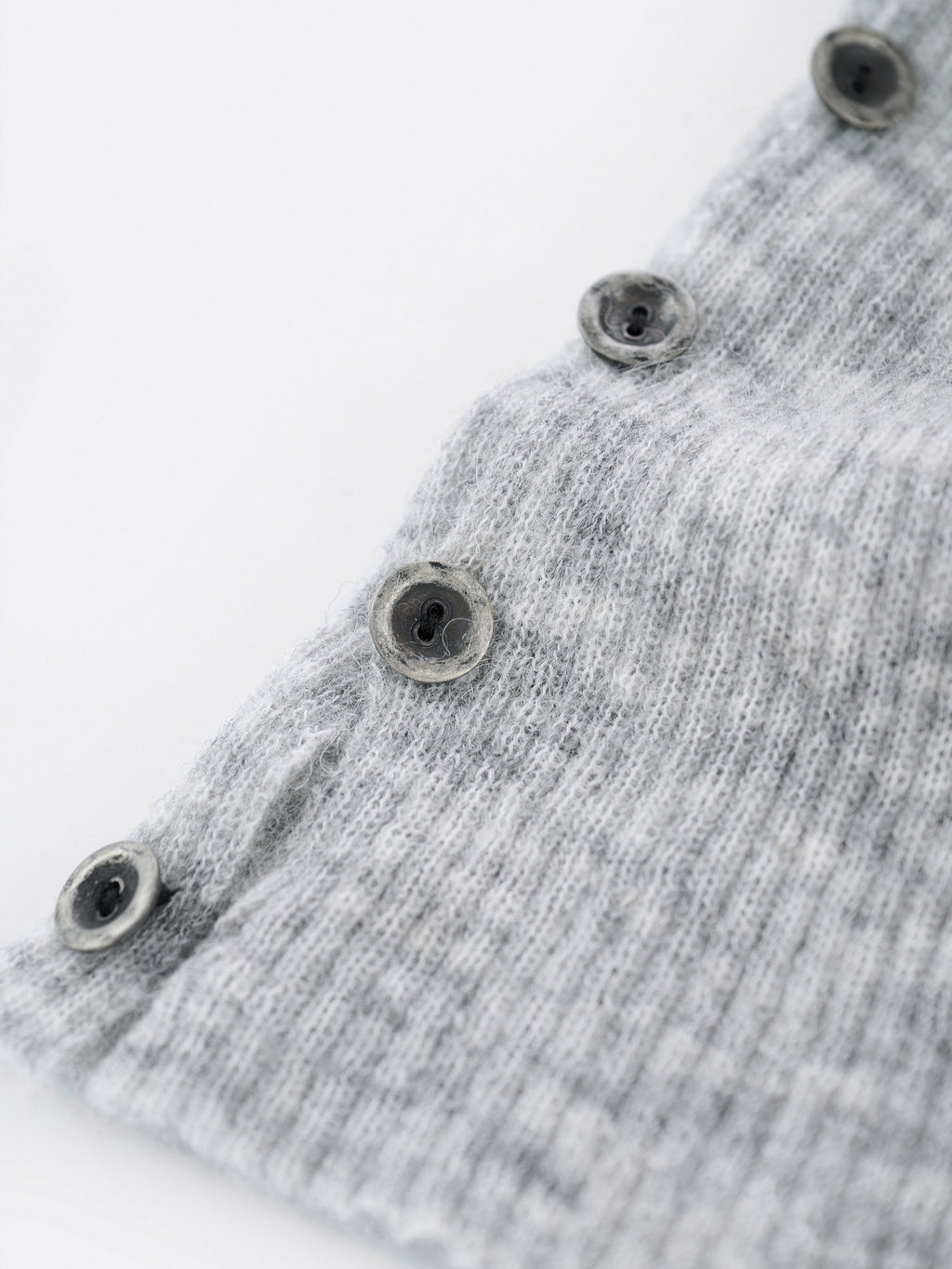 Alpaca Wool Button-Slit Leg Warmers