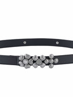 "Dreaming Blooms" 3D Flower Studded Belt