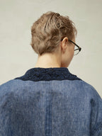 Wool Jacquard Double-Breasted Jacket